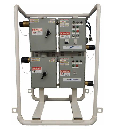 125HP 600V Vacuum Motor Starter Panels on Frame for Mines